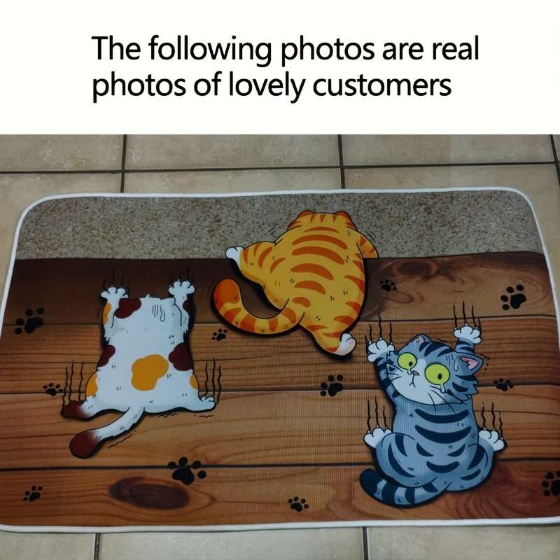 1Pc 40x60cm 15.74x23.62inch Floor Mat