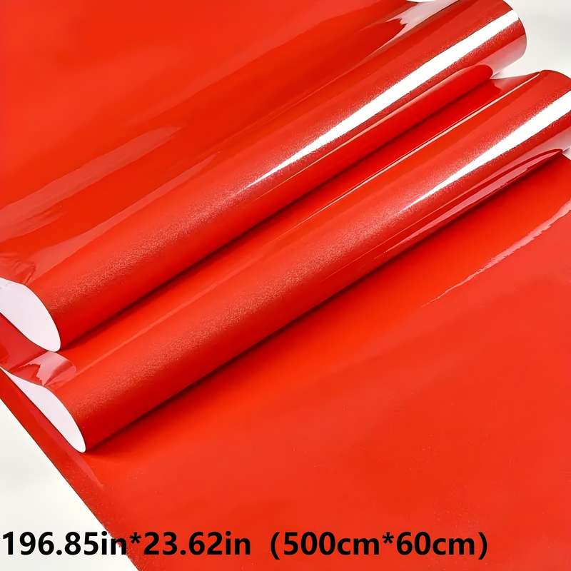 1PC Wall Stickers Red 118.11inX23.62in 300cmX60cm