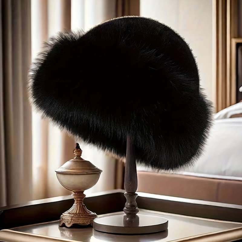 1pc Chic Faux Fur Winter Hat for Women Cozy Warm Stylish with Ear Protection Lightweight Pol