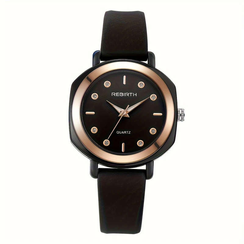 1pc Cute Wind High Appearance Level Small Fresh Silica Gel Strap Quartz Watch Color Sent Randomly