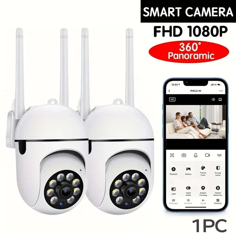 1080P 360 Degree Full Color Night Vision Camera