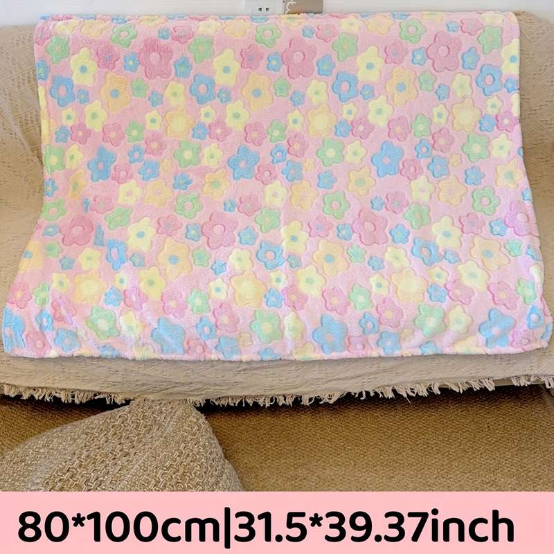1ps Blanket Style Rose Red Plum