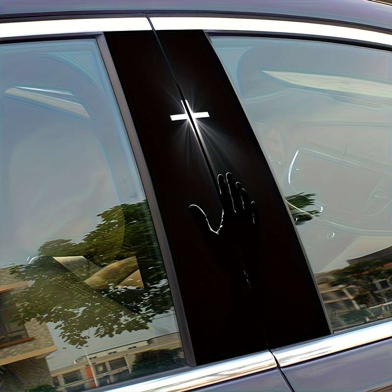 2pcs Jesus Christian Themed Stickers