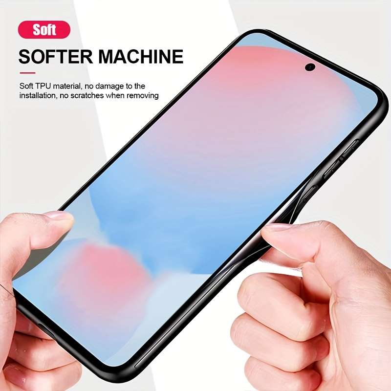 1pc Black For Samsung Galaxy A55 5G Phone Cases