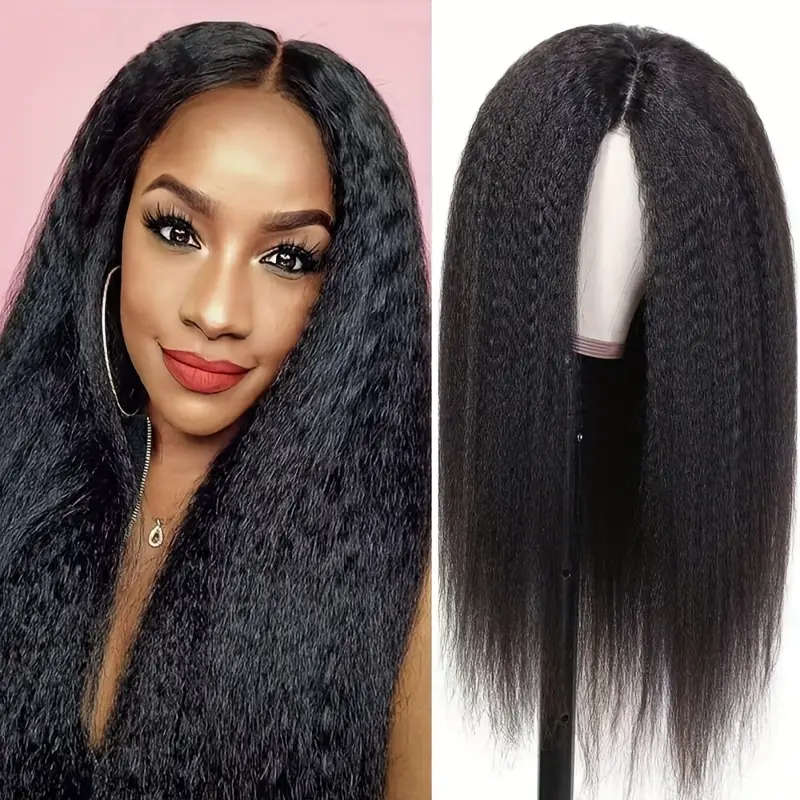 Heat Resistant Middle Parted Synthetic Wig