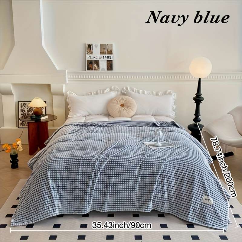 1ps Blanket Color Coffee size 200x230cm