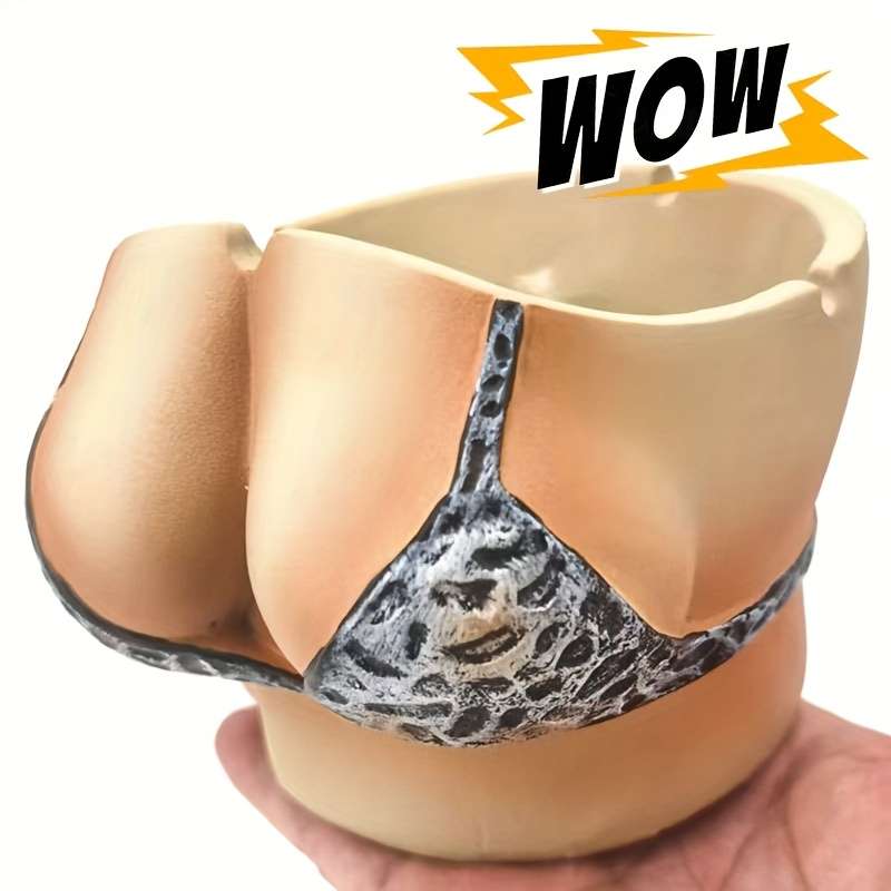 1pc Fashionable ceramic ashtray a stylish indoor ornament a desktop decoration and a trendy