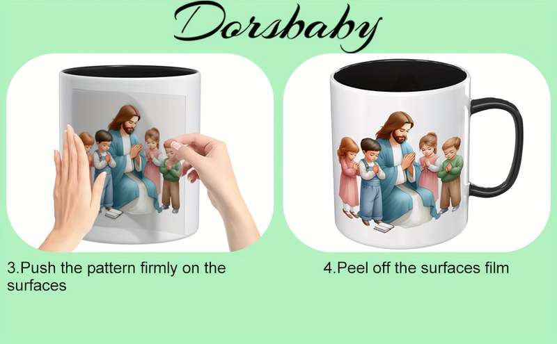 24PCS 1SET Jesus with Kids Jesus Christian Themed Stickers