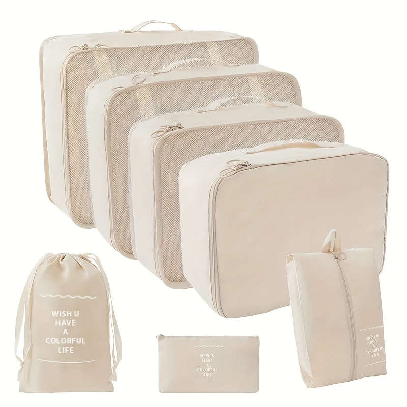7Piece Ultimate Travel Organizer Set