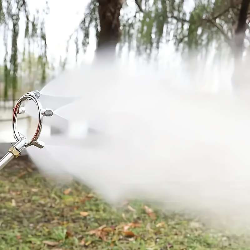 1Pc 5 Head Sprayer High Pressure Stainless Steel Misting Sprinkler