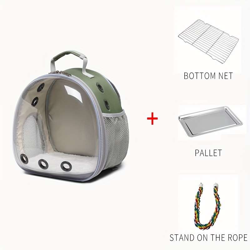 1pc Army Green Four Piece Set Pet Bag