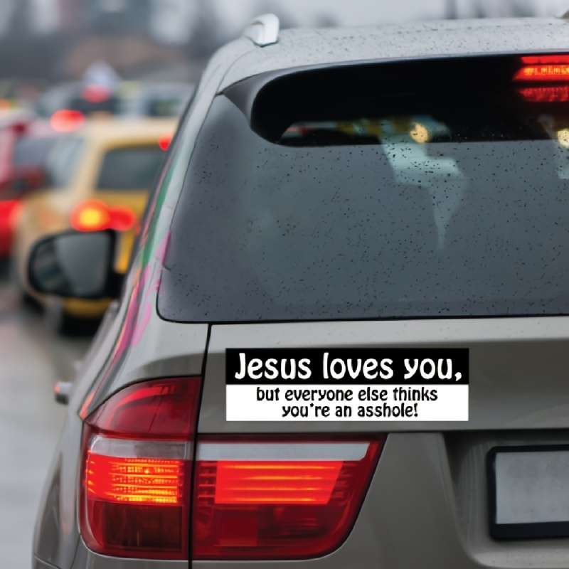 2pcs Jesus Christian Themed Stickers