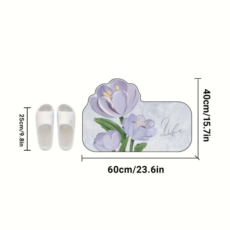 1Pc 50x80cm Floor Mat