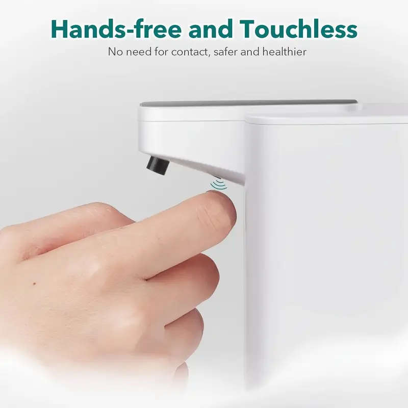 1pc Touchless Automatic Soap Dispenser 400ml 14oz USB Rechargeable Foaming Hand Soap Dispenser Lead-