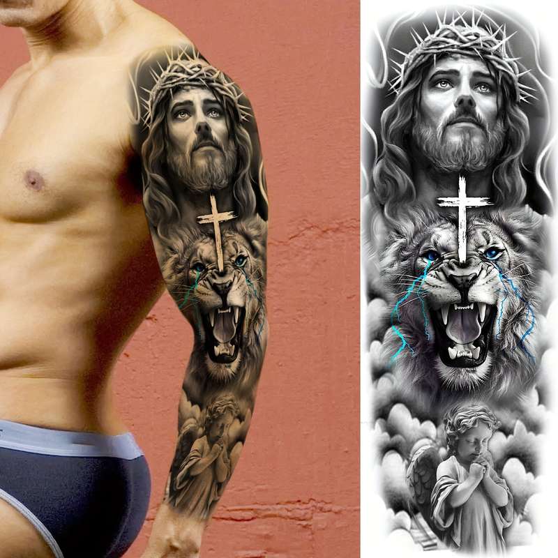 1 Sheet Jesus Christian Themed Stickers