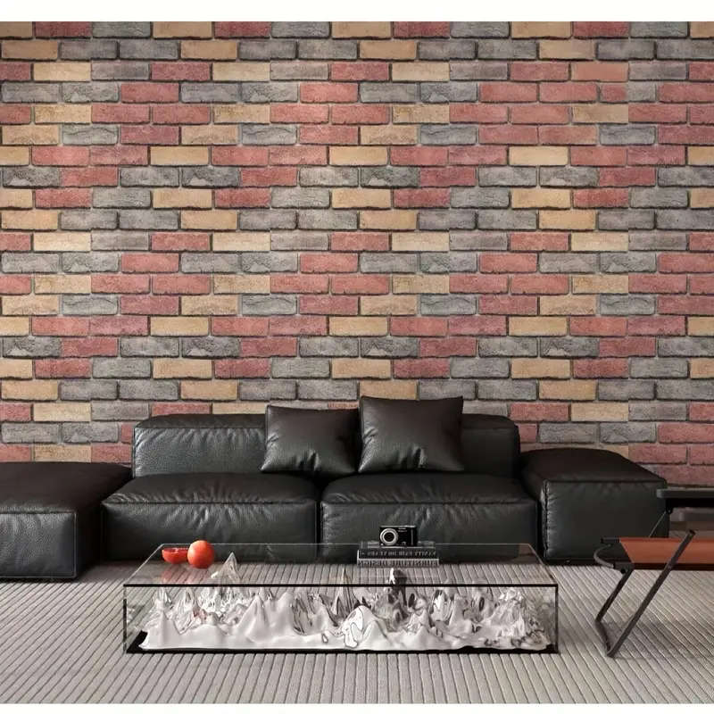 Waterproof 3D Foam Brick Pattern Thickened Wallpaper Sticker