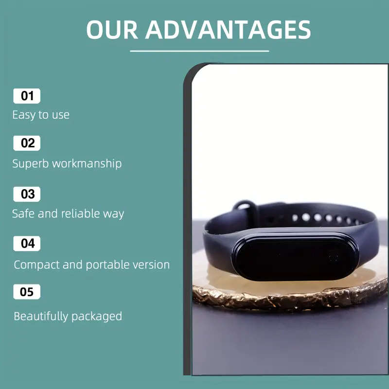 1pc Mosquito Repellent Wristband Stylish Versatile Chemical-Free Safe for All Skin Types Effective