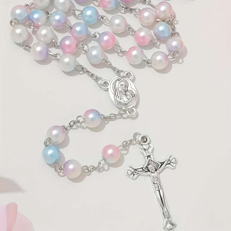 1 Piece Polychrome Jesus Theme Pendant