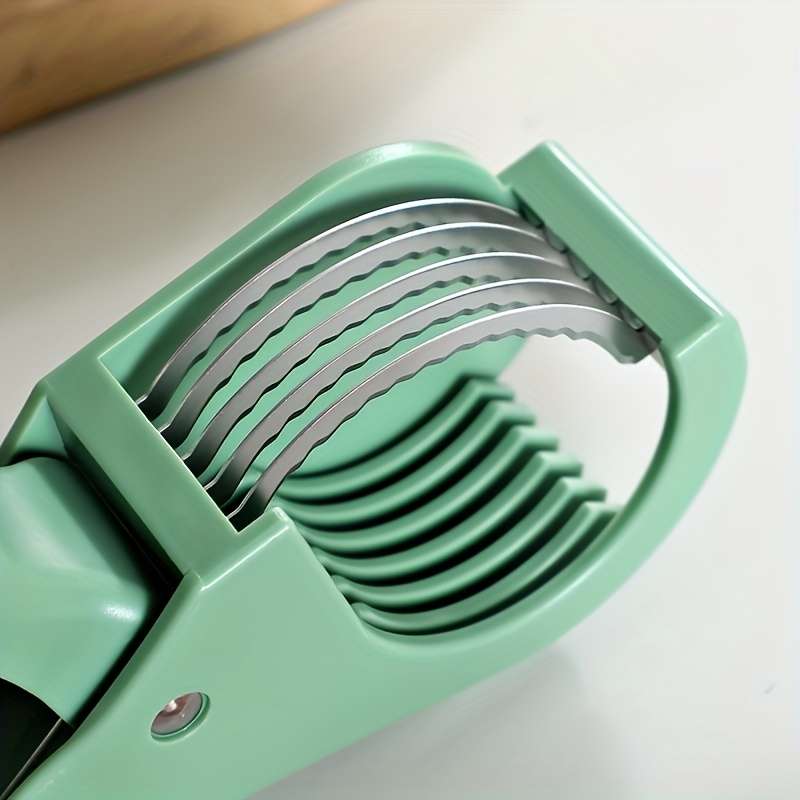 1pc Manual Handheld Vegetable Slicer with Stainless Steel Blades Multifunctional Fruit Vegg