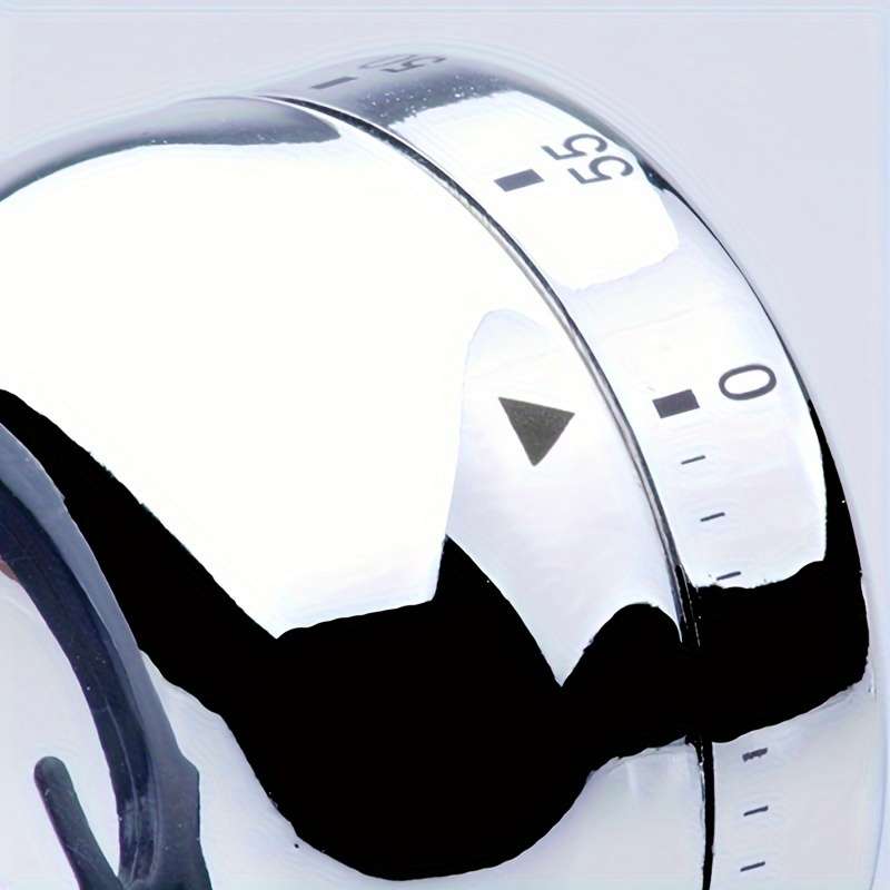 1pc Stainless Steel 60-Minute Kitchen Timer Mechanical Teapot Shaped Countdown Clock For Coo