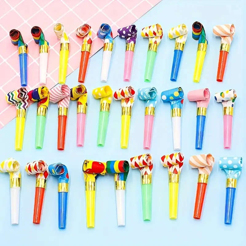 10pcs Colorful Party Blowers