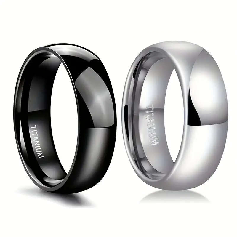 6mm Titanium Steel Ring