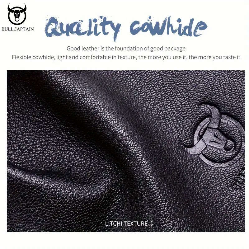 Men's Multi-layer Satchel Bag Genuine Cowhide Leather Sling Bag For Daily Use Multi-functional Shoul