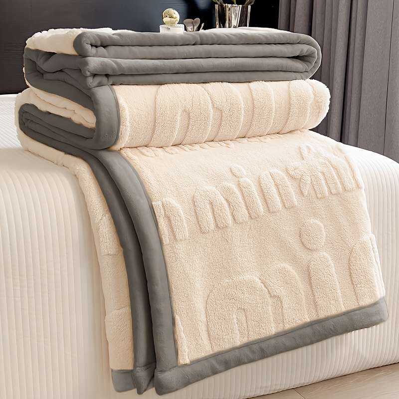 1ps Blanket Color Dark Gray size 100x150cm