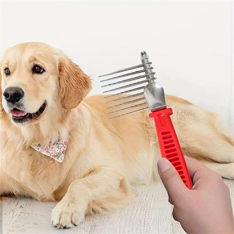 1pc Red Pet Comb
