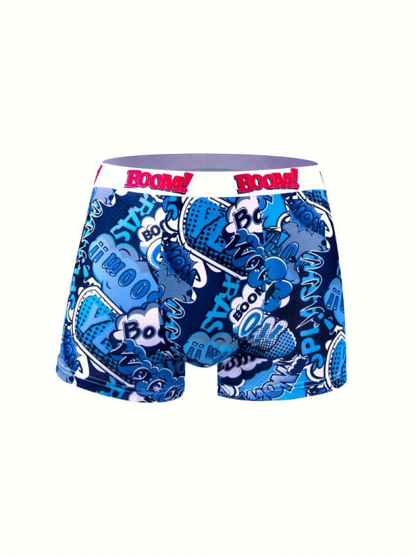 10pcs Men's Ice Silky Boxer Briefs Size XXL Breathable Stretchy Sports Casual Underwear with Random