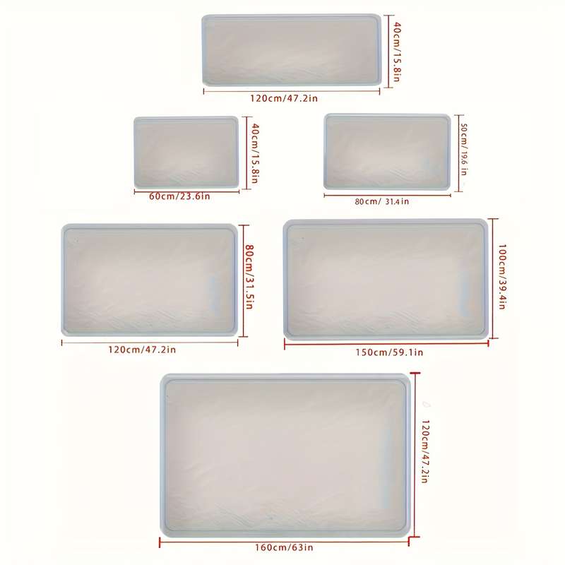 1Pc 120x160cm Floor Mat