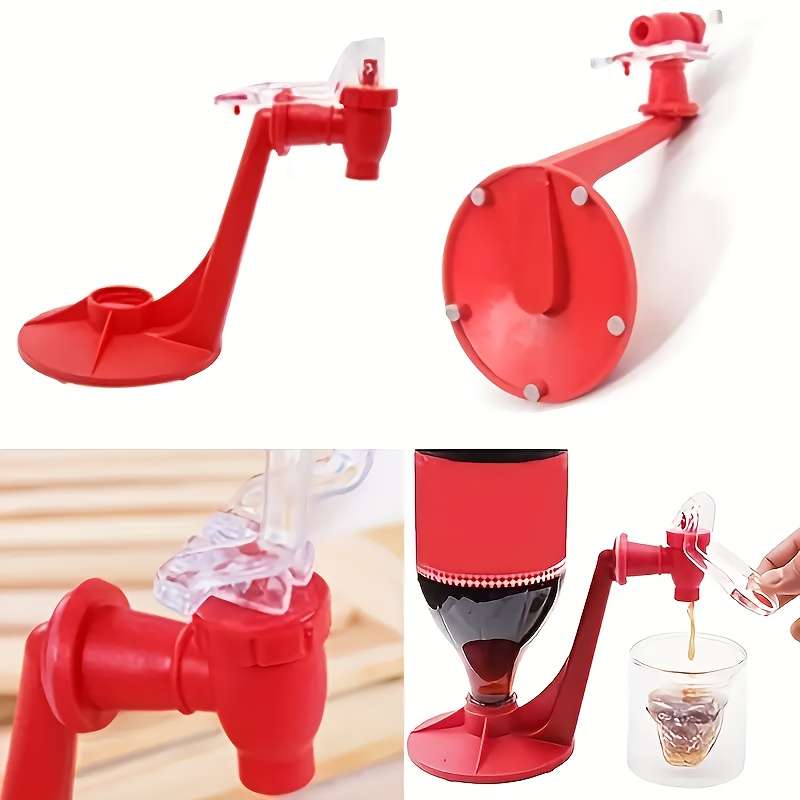 1 Plastic Homemade Beverage Dispenser with Inverted Faucet Stand No Electricity Needed Perfe