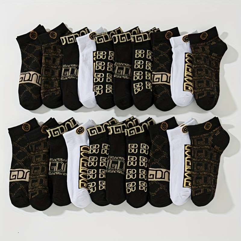 Sock 10 Pairs Of White  One Size