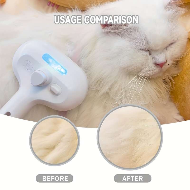 1pc White Pet Comb