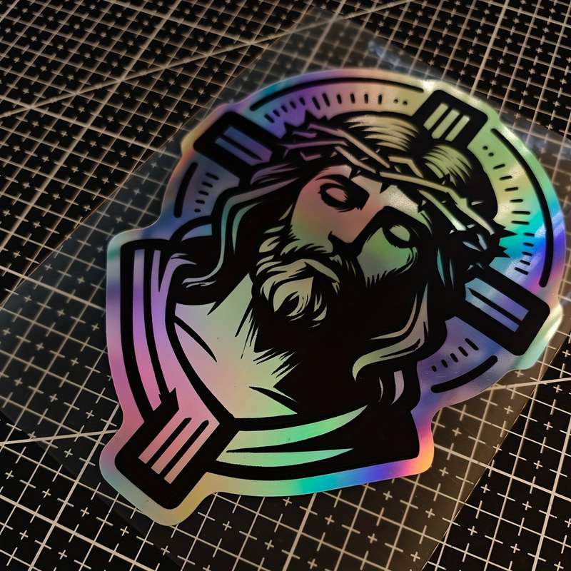 1pc  Jesus Christian Themed Stickers
