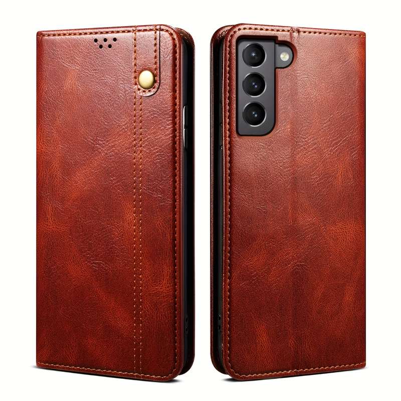 1pc Brown For Samsung Galaxy S22+ 5G Phone Cases