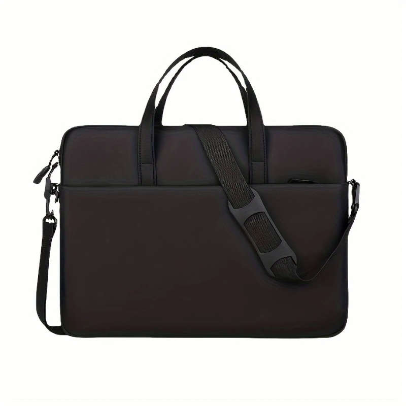 1pc Solid Color Simple Lightweight Portable Laptop Bag Portable Business Trip Computer Protective
