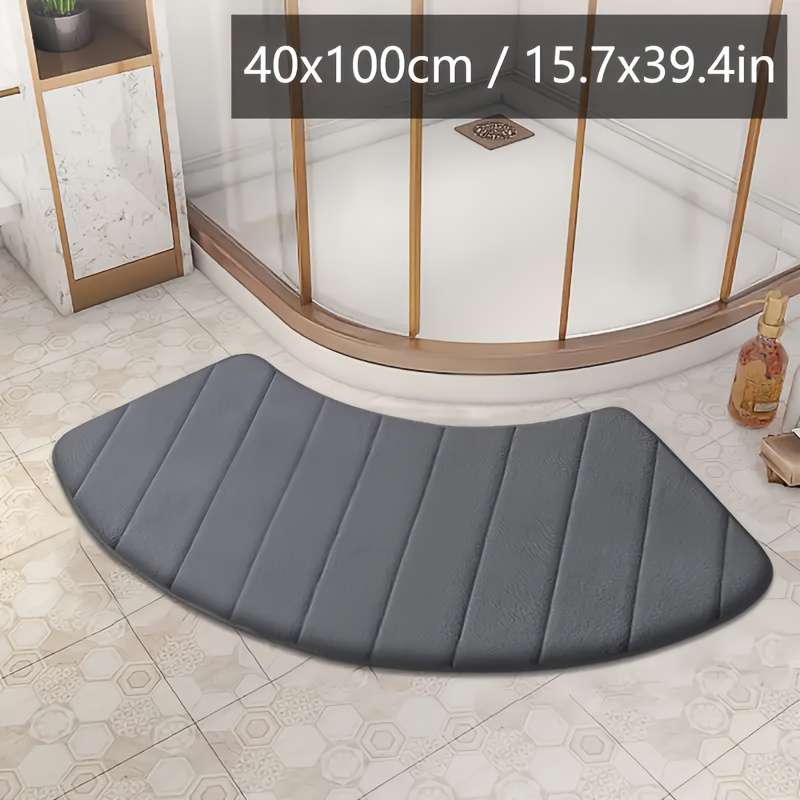 1Pc Dark Gray 40x100cm Floor Mat