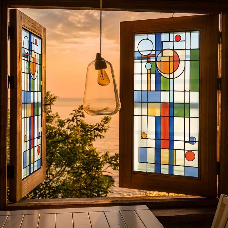 1pc Window Film026 Door Window Sticker