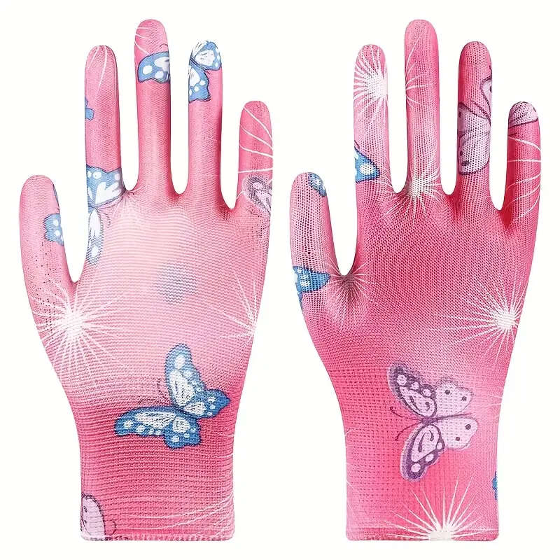 6pcs Nylon Garden Gloves