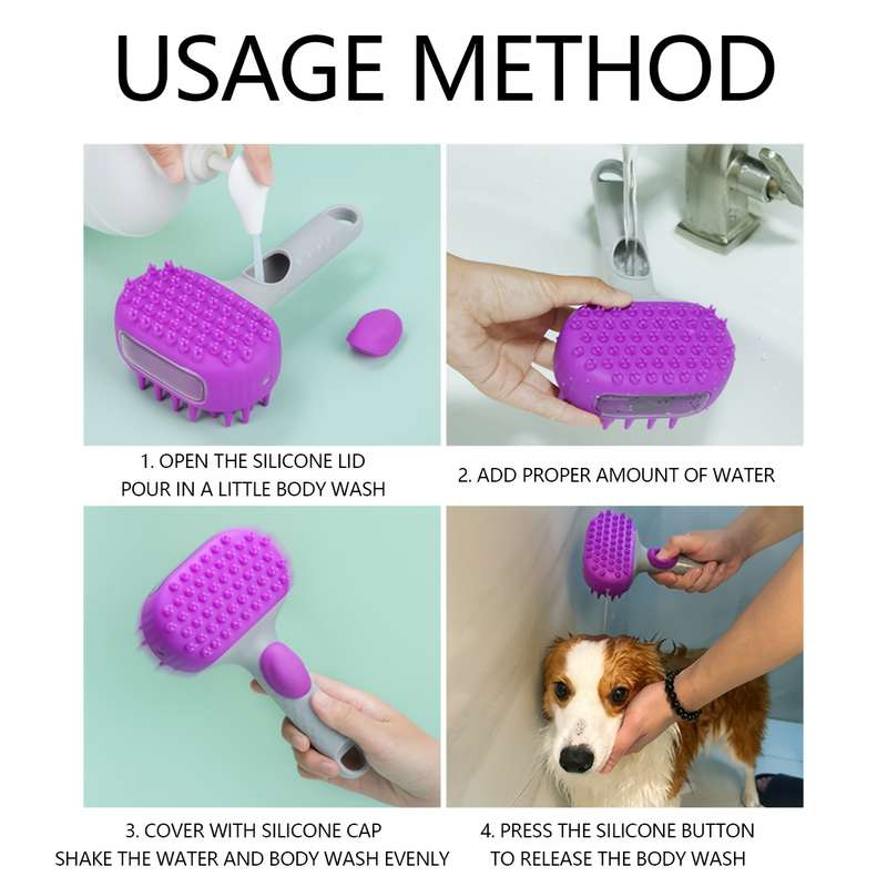 1pc Purple Pet Comb
