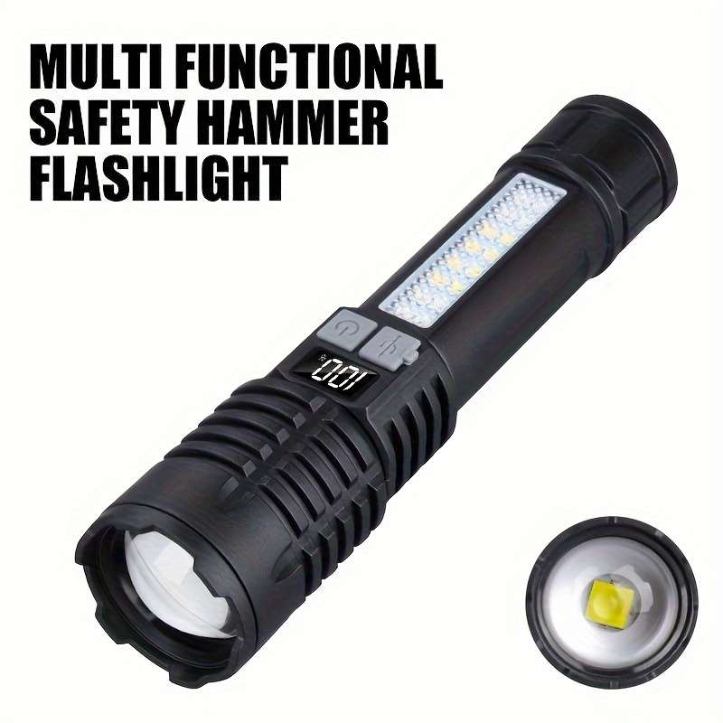 1PC Black Flashlight