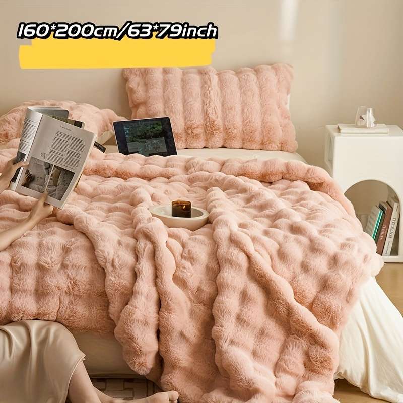 1ps Blanket Color Coffee Color White Edge size 200x230cm