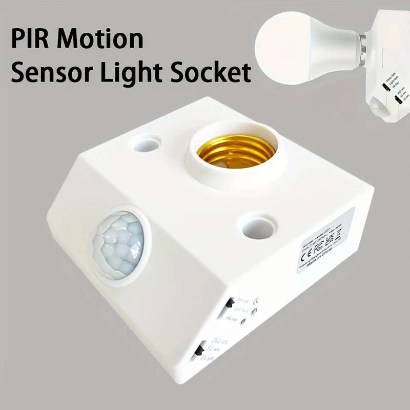 1pc Easy-Install LED Motion Sensor Light Automatic Infrared Human Detection E26 E27 Base Perfect