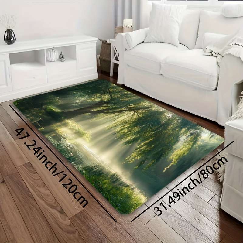 1Pc Green 31.49x47.24inch 80x120cm Floor Mat