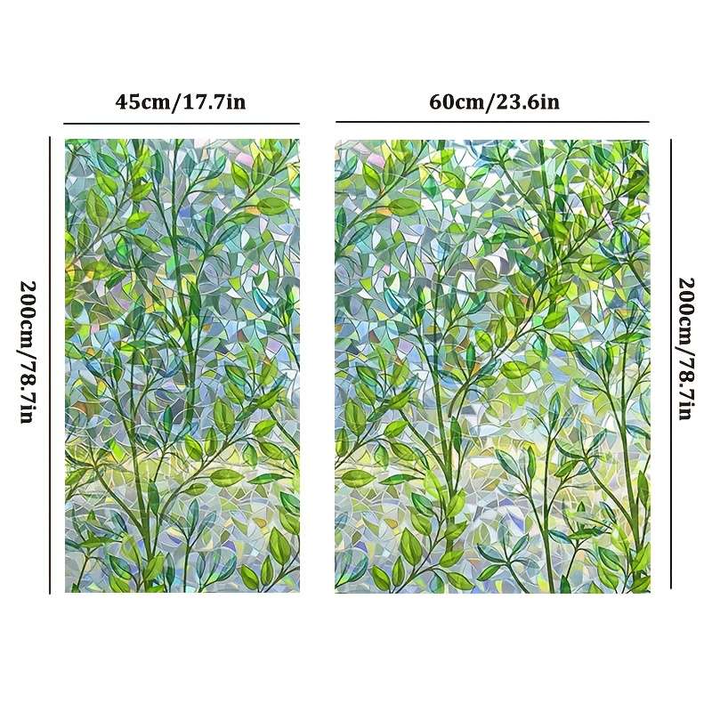 1pc 60x200cm 23.62x78.74in Door Window Sticker