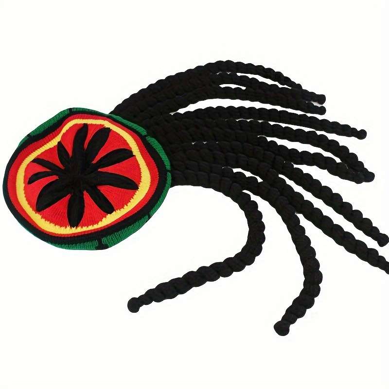 Hat Black Red Size One Size