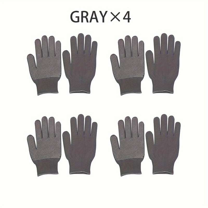 4Pairs BlackAnd Blue Multi Purpose Work Gloves