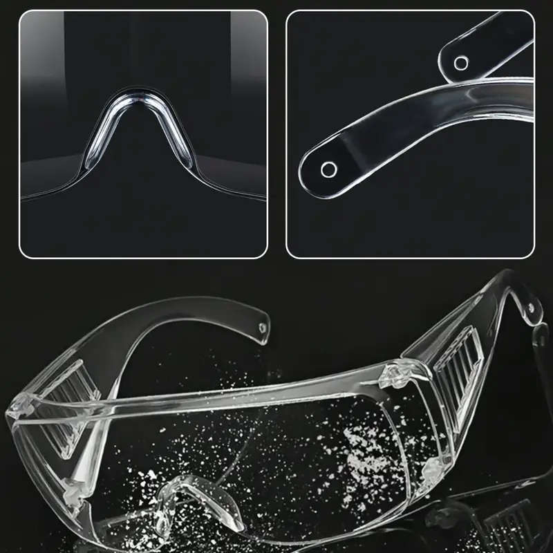 1pc Nail Polish Goggles Anti-Fog And Splash-Proof High Transparency for Nail Art Tool High-Definitio