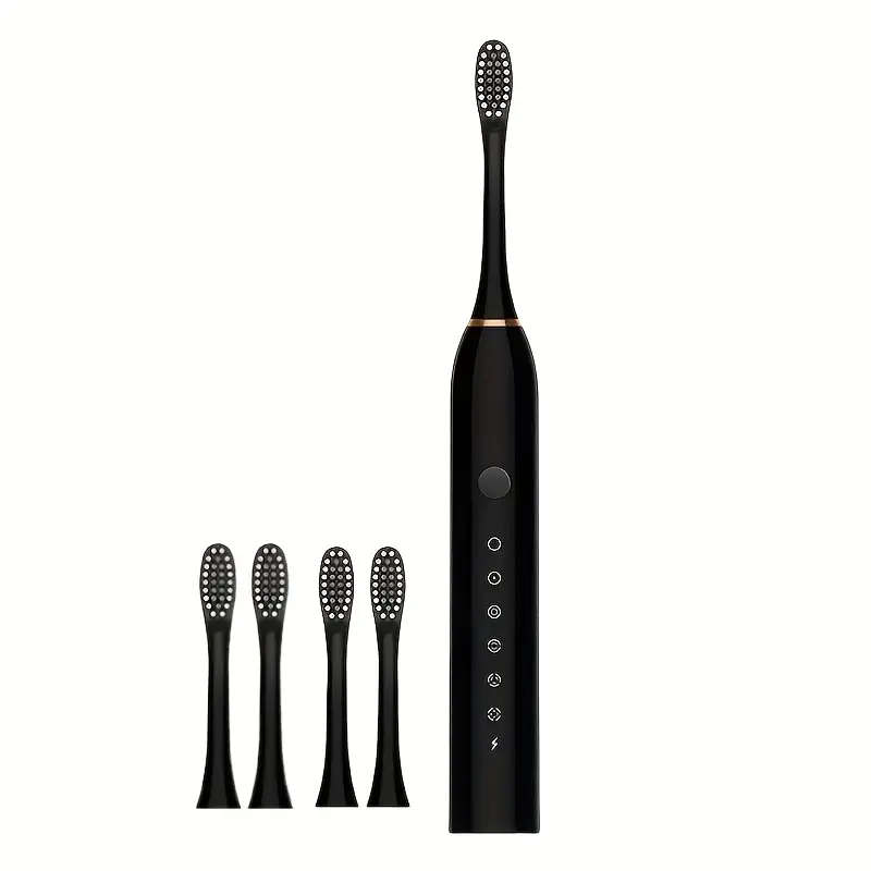 Advanced Ultrasonic Electric Toothbrush with Ultra-Soft Brush Heads